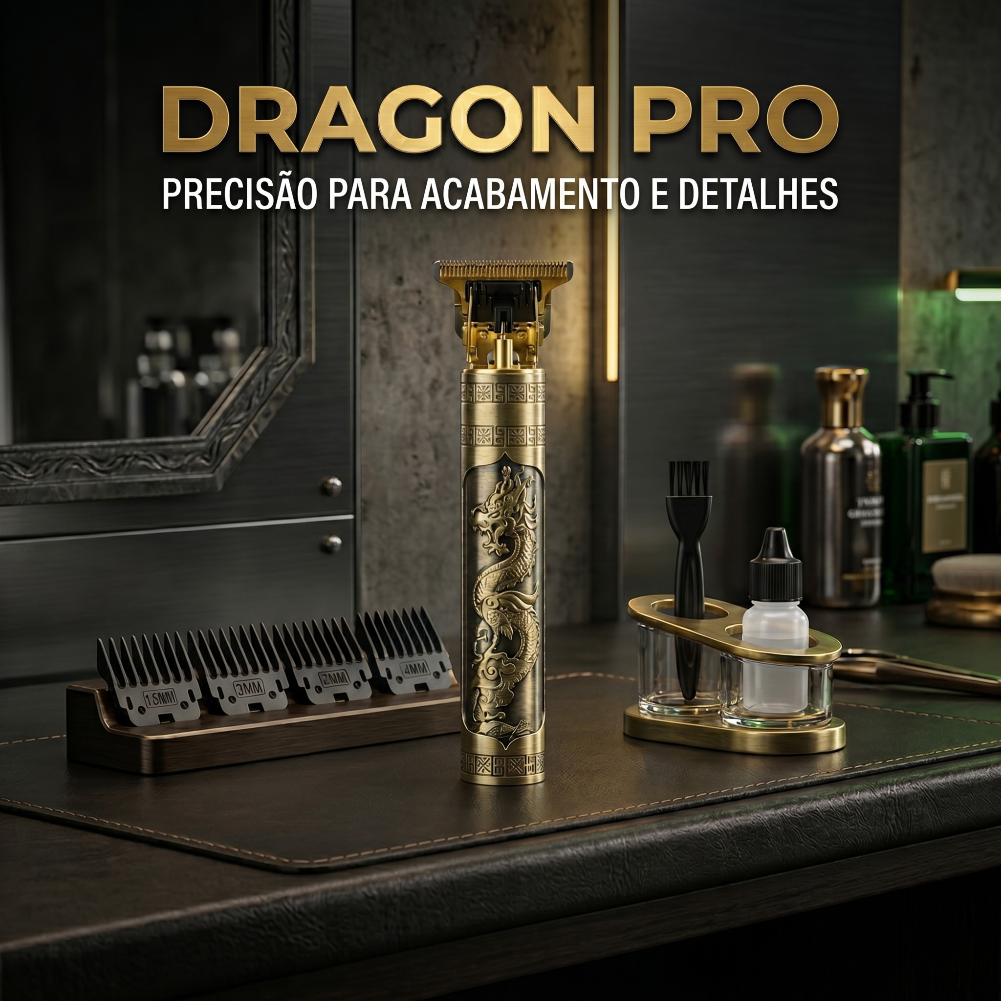 Máquina de Corte Dragon Pro – Aparador Elétrico para Acabamento Profissional