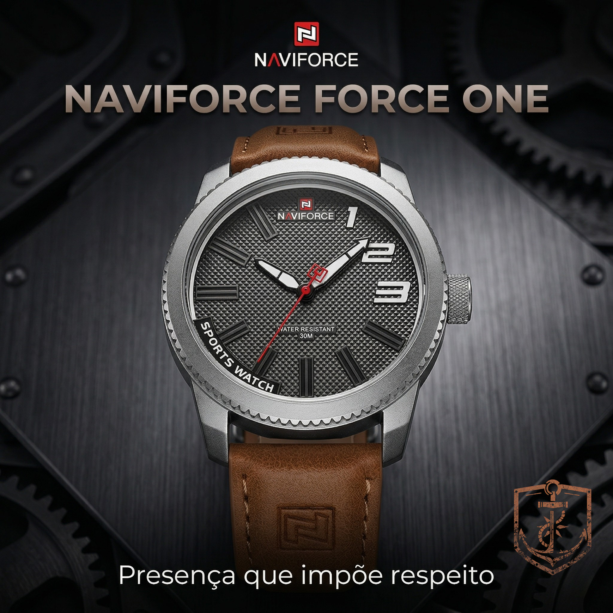 Relógio Naviforce Force One – Resistência e precisão para acompanhar sua rotina