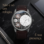Relógio TOMI Business Luxury - Presença e estilo de alto nível