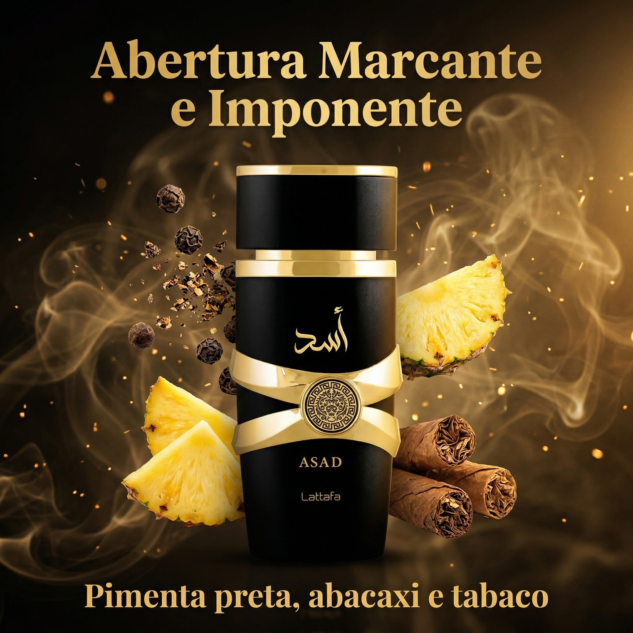 Perfume Lattafa Asad 100ml – O Poder do Oriente