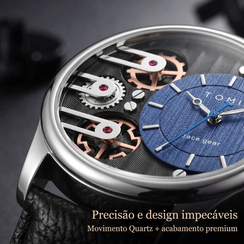 Relógio TOMI Business Luxury - Presença e estilo de alto nível