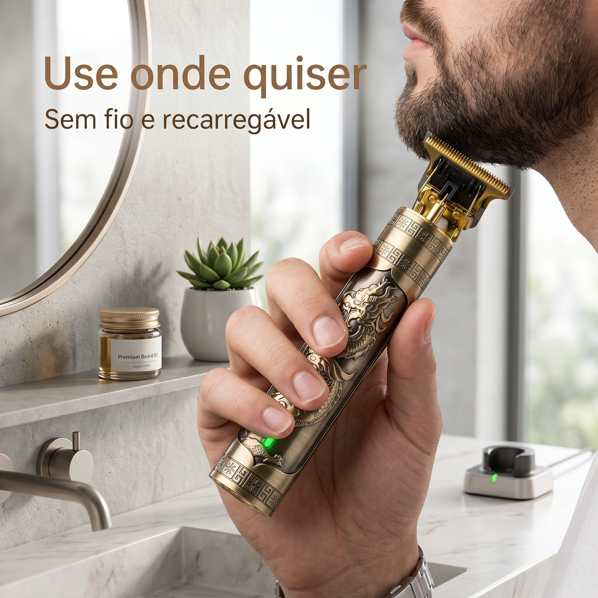 Máquina de Corte Dragon Pro – Aparador Elétrico para Acabamento Profissional