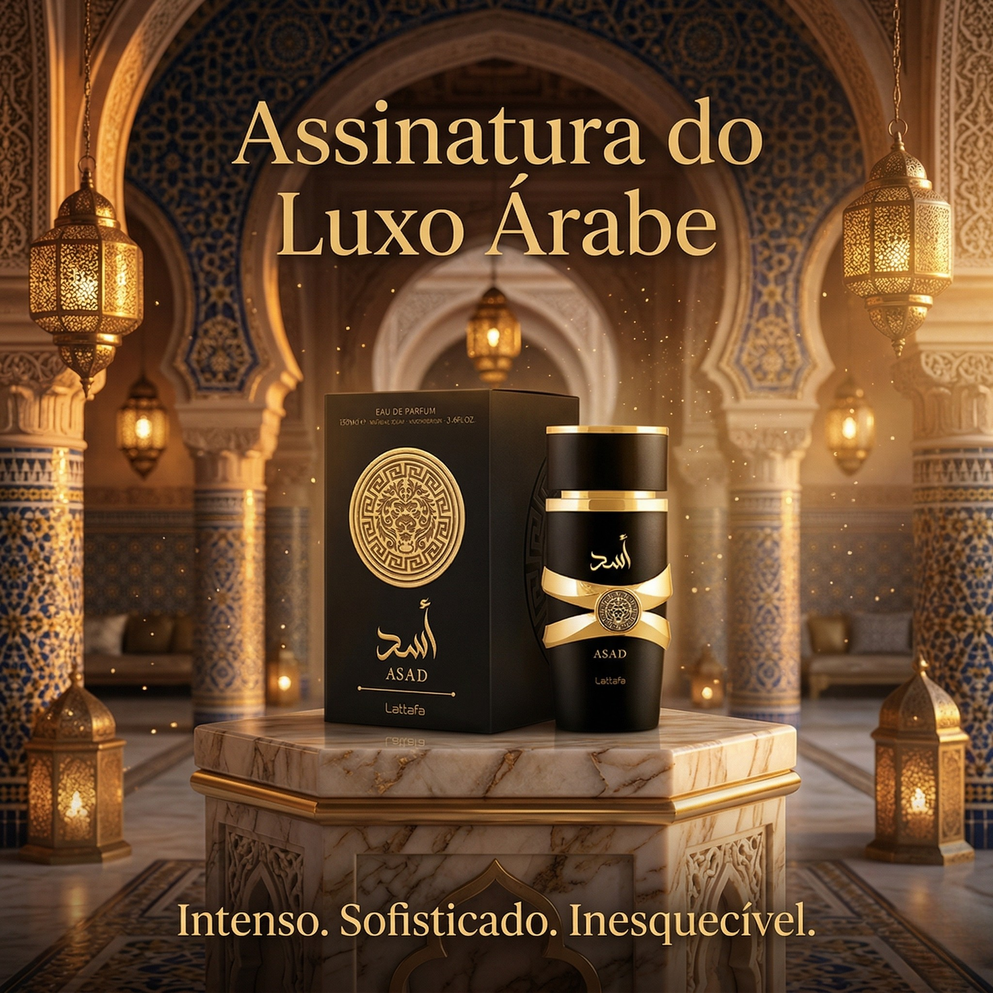 Perfume Lattafa Asad 100ml – O Poder do Oriente
