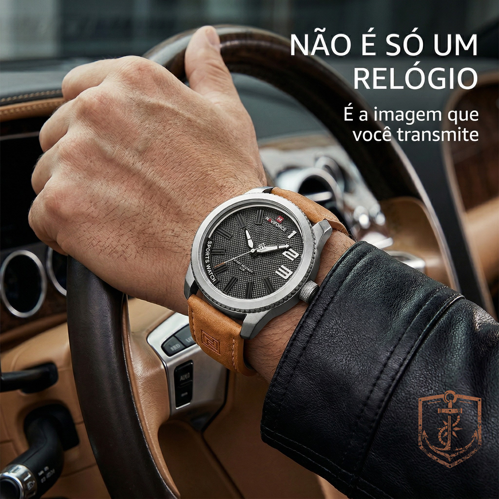 Relógio Naviforce Force One – Resistência e precisão para acompanhar sua rotina