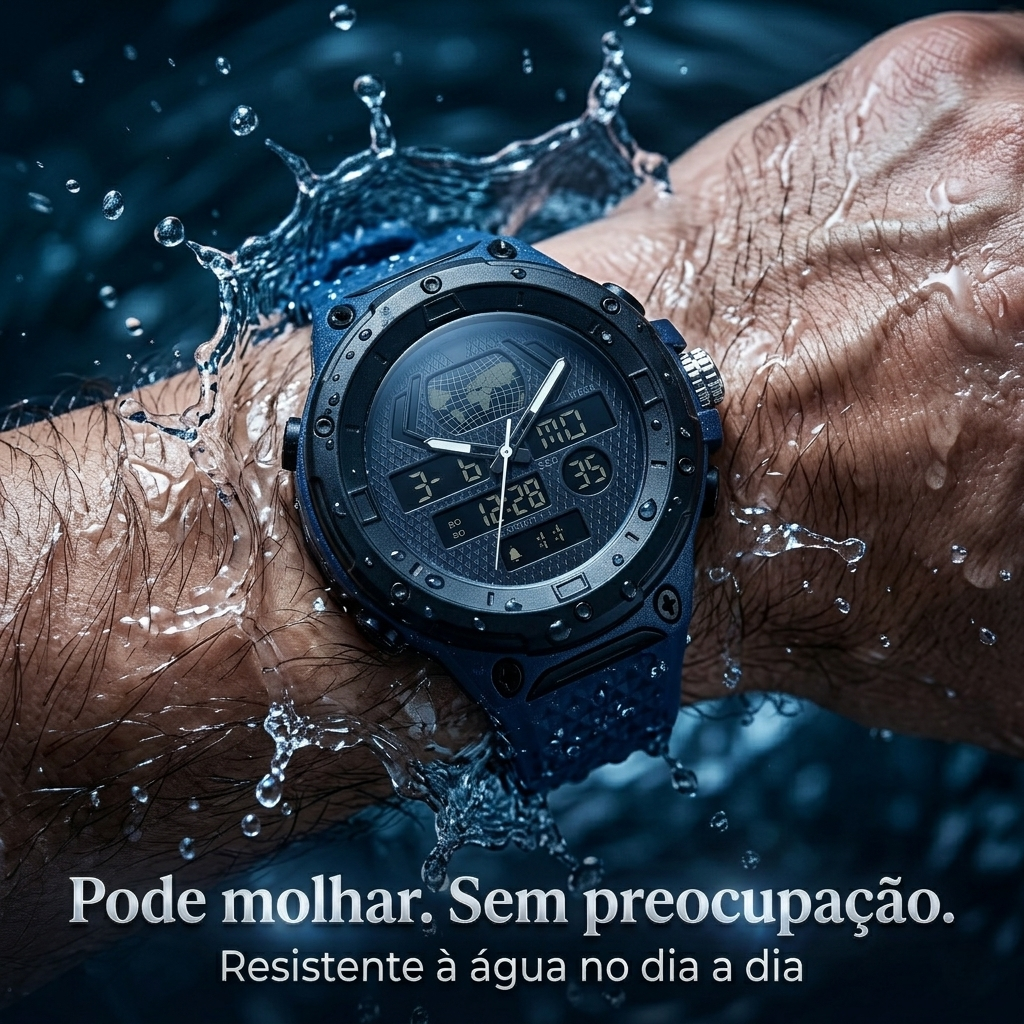 Relógio TOMI Spartan - Resistência e Precisão em Qualquer Lugar.