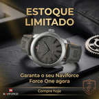 Relógio Naviforce Force One – Resistência e precisão para acompanhar sua rotina