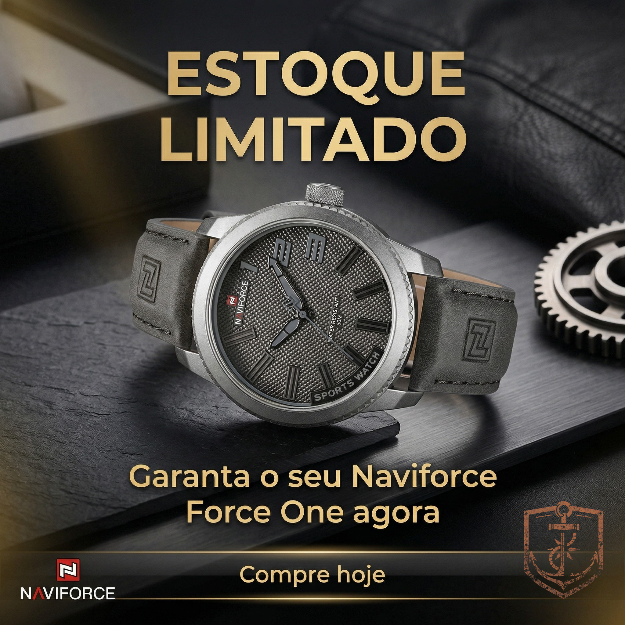 Relógio Naviforce Force One – Resistência e precisão para acompanhar sua rotina