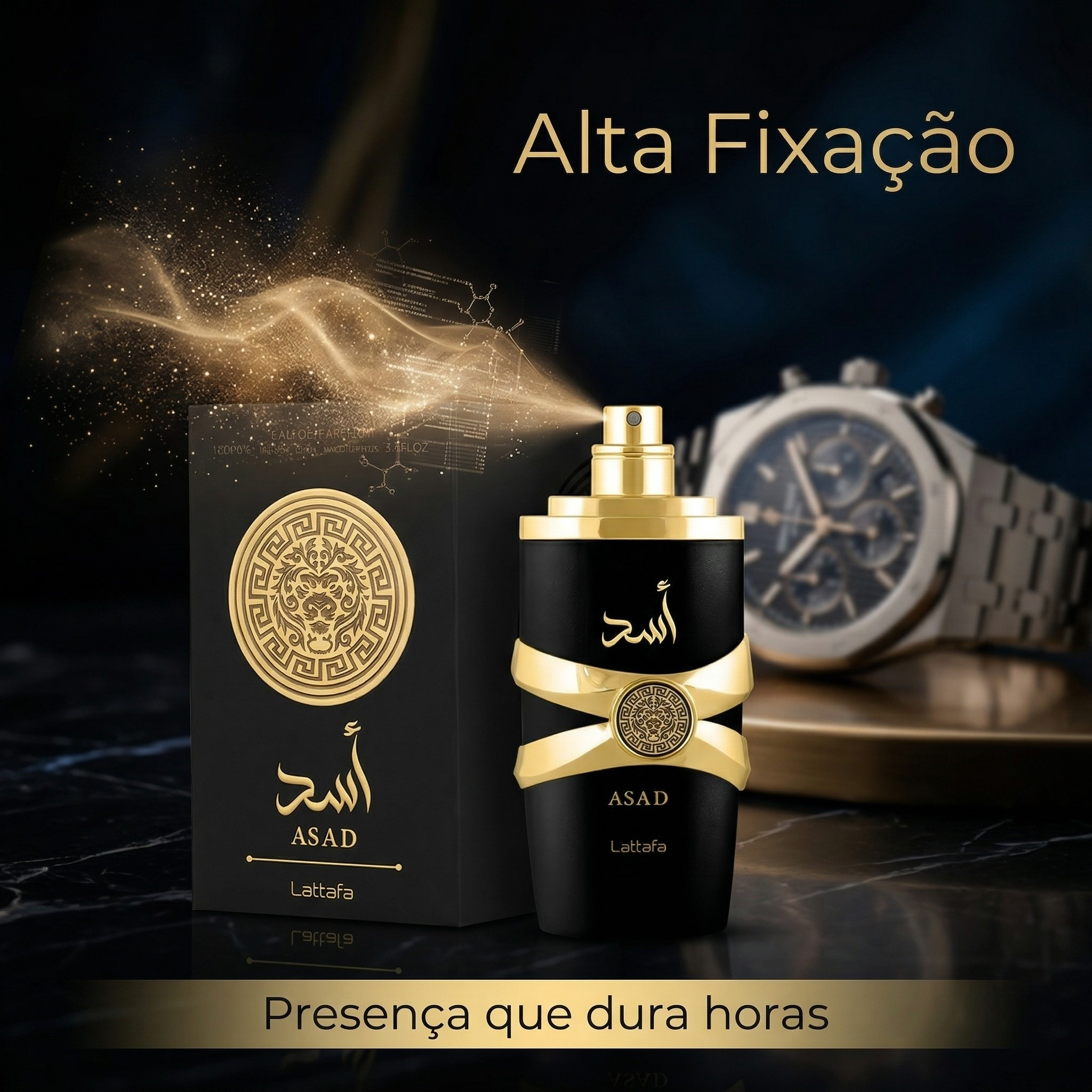 Perfume Lattafa Asad 100ml – O Poder do Oriente