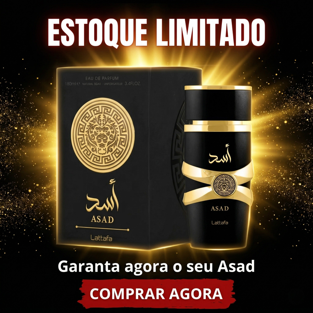 Perfume Lattafa Asad 100ml – O Poder do Oriente