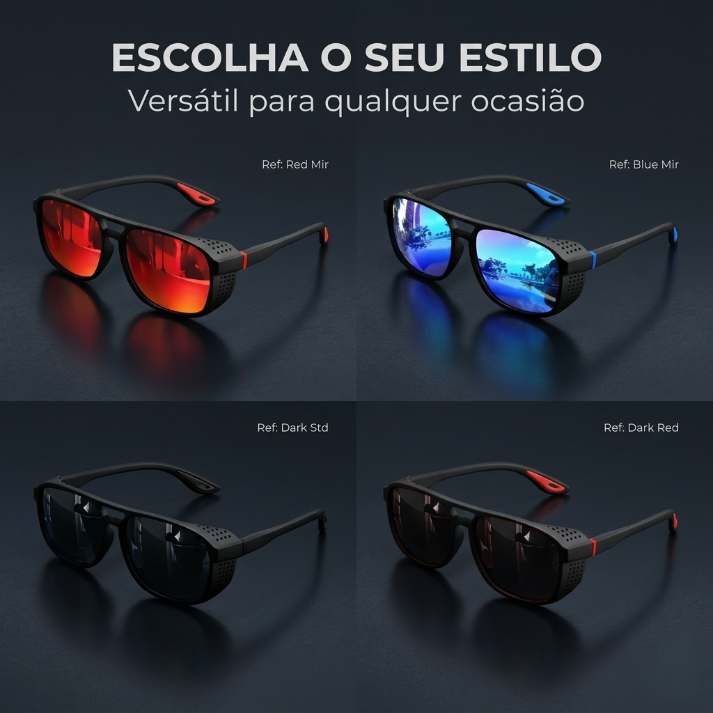 Óculos Esportivo AeroVision Pro – Enxergue com mais clareza e conforto mesmo sob sol forte