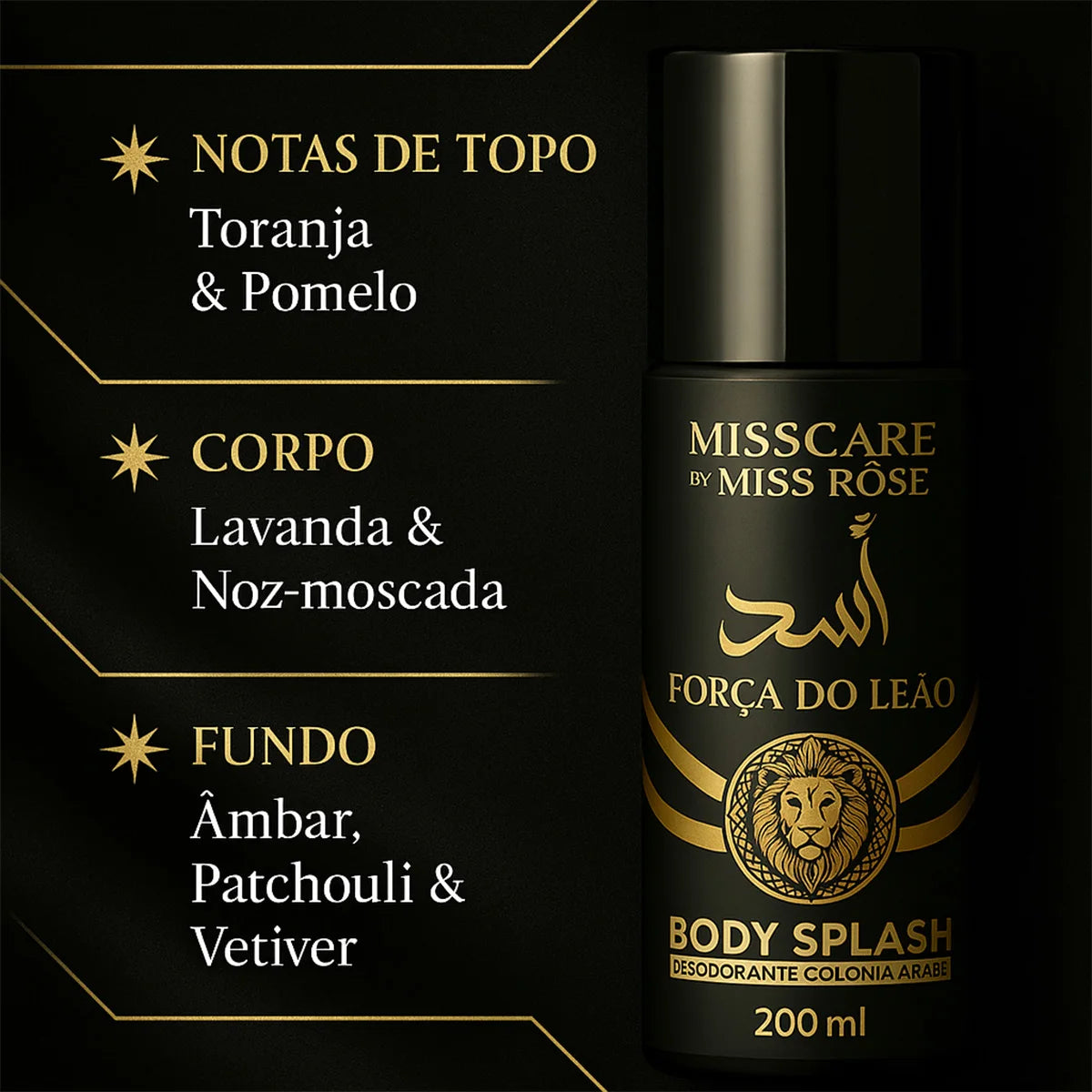 Body Splash Lion Strength - A Essência do Homem Inesquecível