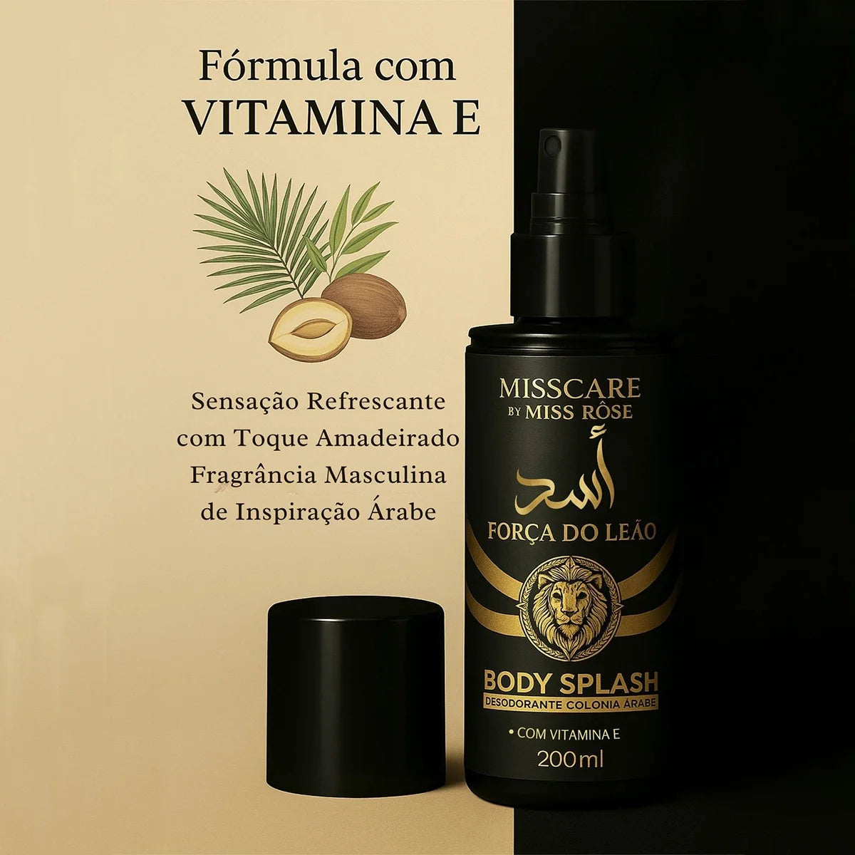 Body Splash Lion Strength - A Essência do Homem Inesquecível