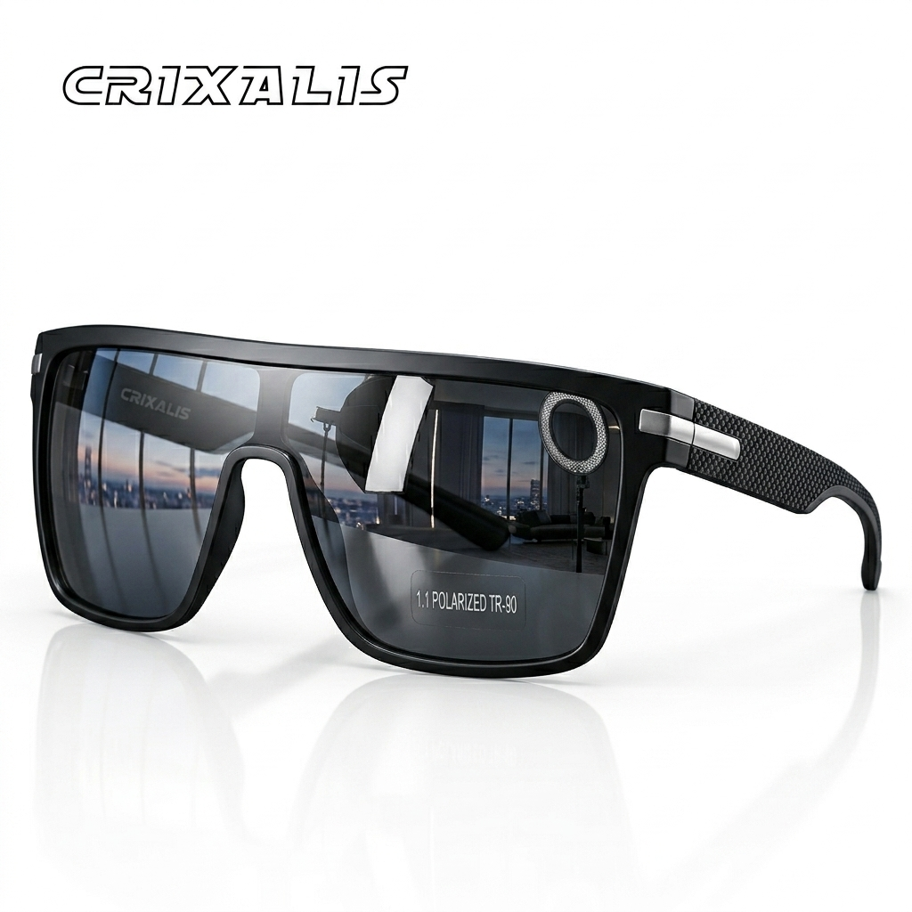 Óculos Crixalis Commander – Óculos de Sol Polarizado com Proteção UV400