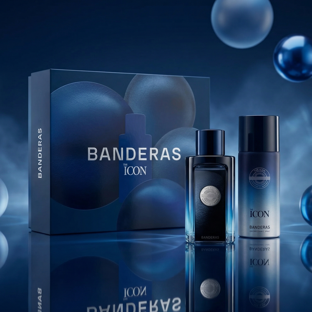 The Icon Banderas Kit: 1 Eau de Toilette 100ml +  150ml Deodorant Spray