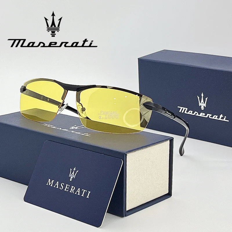 Óculos Maserati Premium - Presença que Não Passa Despercebida