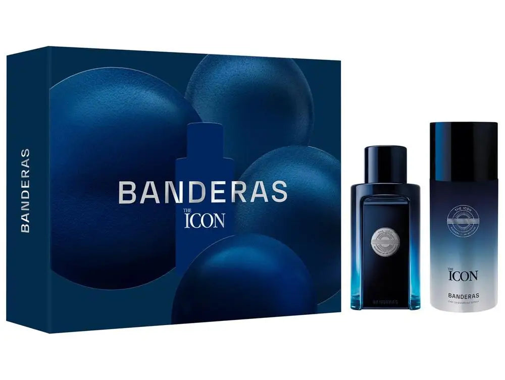 The Icon Banderas Kit: 1 Eau de Toilette 100ml +  150ml Deodorant Spray