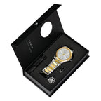 Kit TOMI Gold Edition - Relógio + Acessórios para um Visual que Impõe Presença
