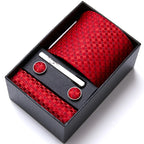 Kit Gravata Executivo – Conjunto Completo com Gravata, Lenço e Acessórios