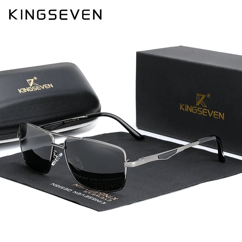 Óculos Masculino KingSeven – Estilo Premium, Clareza e Proteção
