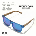Óculos Square Timber – Estilo moderno que transforma seu visual no dia a dia